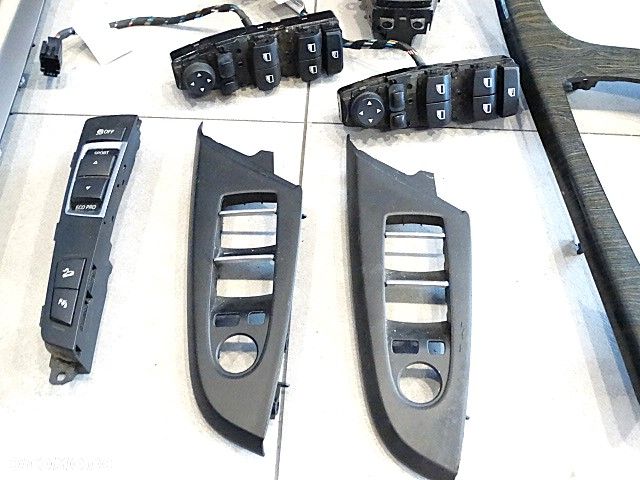 X3 F25 Euro Skóra Nevada Ambiente Grzane Pompowane Fotele Rolety Pamięć Przeszycia Podłokietnik Boczki Podświetlane Wiązki - 33