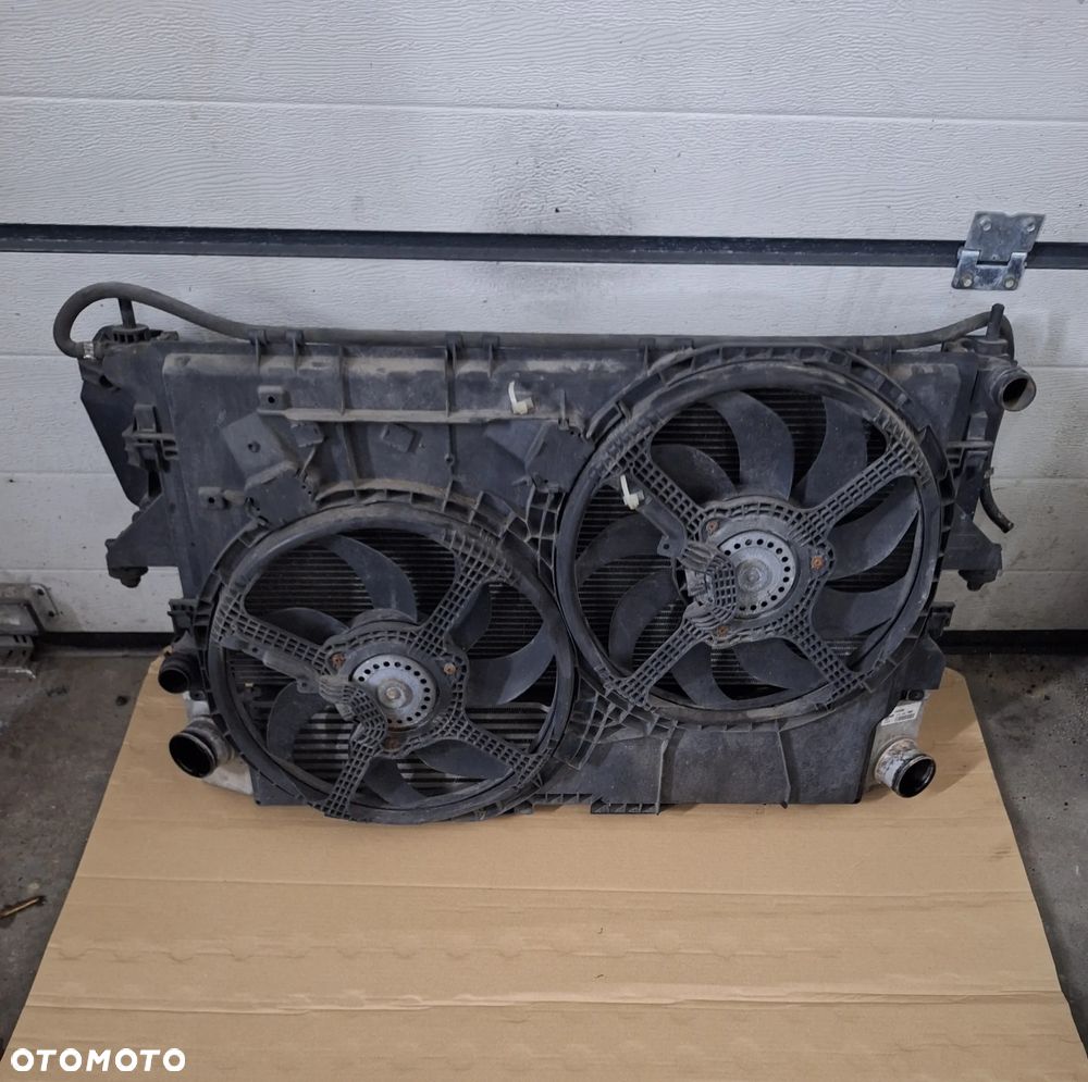 CHŁODNICA WODY INTERCOOLER WENTYLATORY FIAT DUCATO 2.3JTD 06-14r EUR - 1