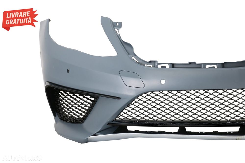 Pachet Exterior Mercedes S-Class W222 (2013-06.2017) S63 Design cu Praguri lateral- livrare gratuita - 4