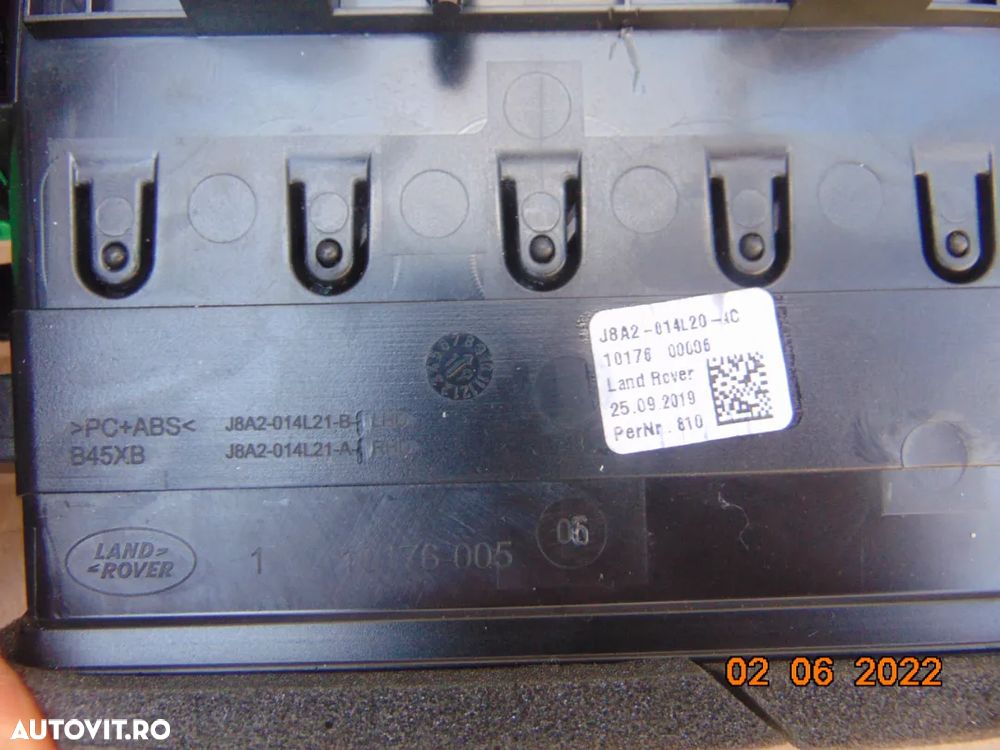 Grile ventilatie bord Range Rover Velar 2017+ grila aer bors stanga dreapta centrala dubla - 7