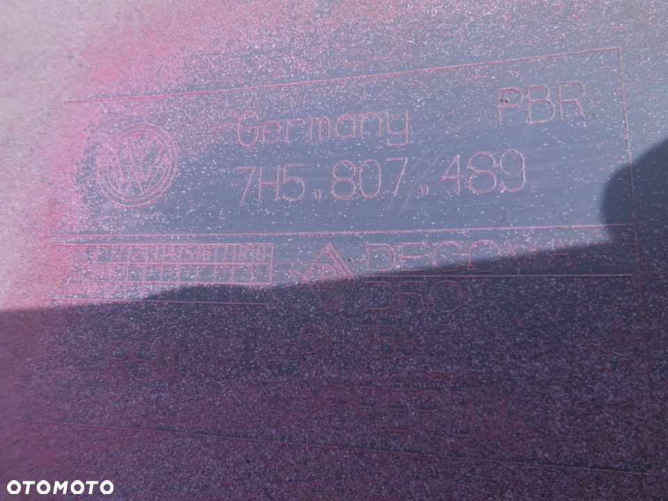 ATRAPA KRATAK ZDERZAK VW T5 MULTIVAN CARAVELLE 7H5807489 - 2