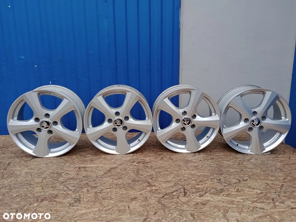 FELGI ALUMINIOWE 5x112 R16 7J ET42 57,1 SKODA OCTAVIA SUPERB VOLKSWAGEN AUDI - 3