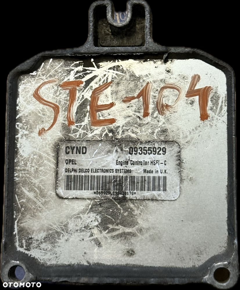 Sterownik Silnika ECU Komputer Opel Vectra C 09355929 - 1