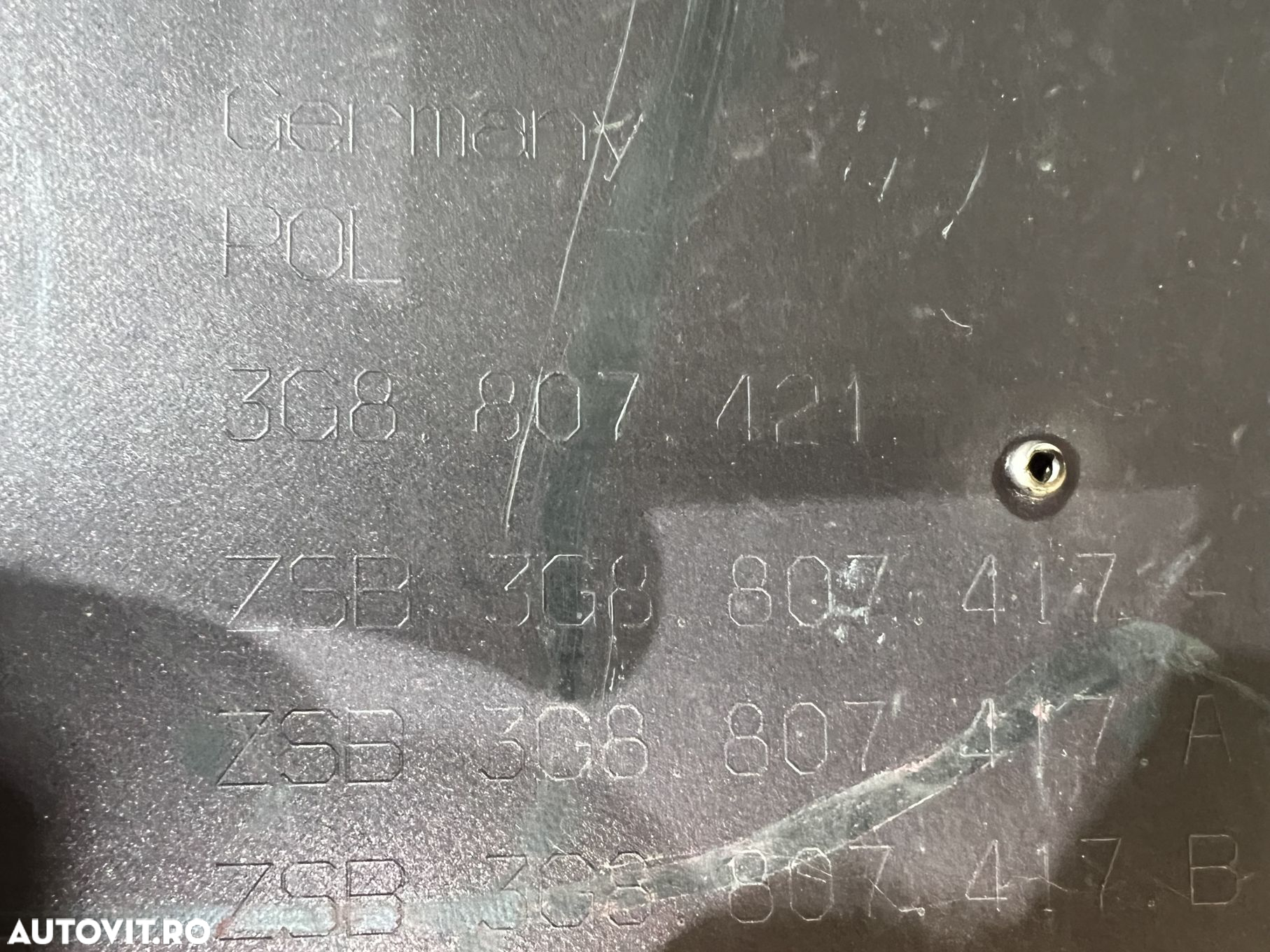 Bara spate VW Arteon, 2017, 2018, 2019, 2020, 2021, cod origine OE 3G8807421. - 8