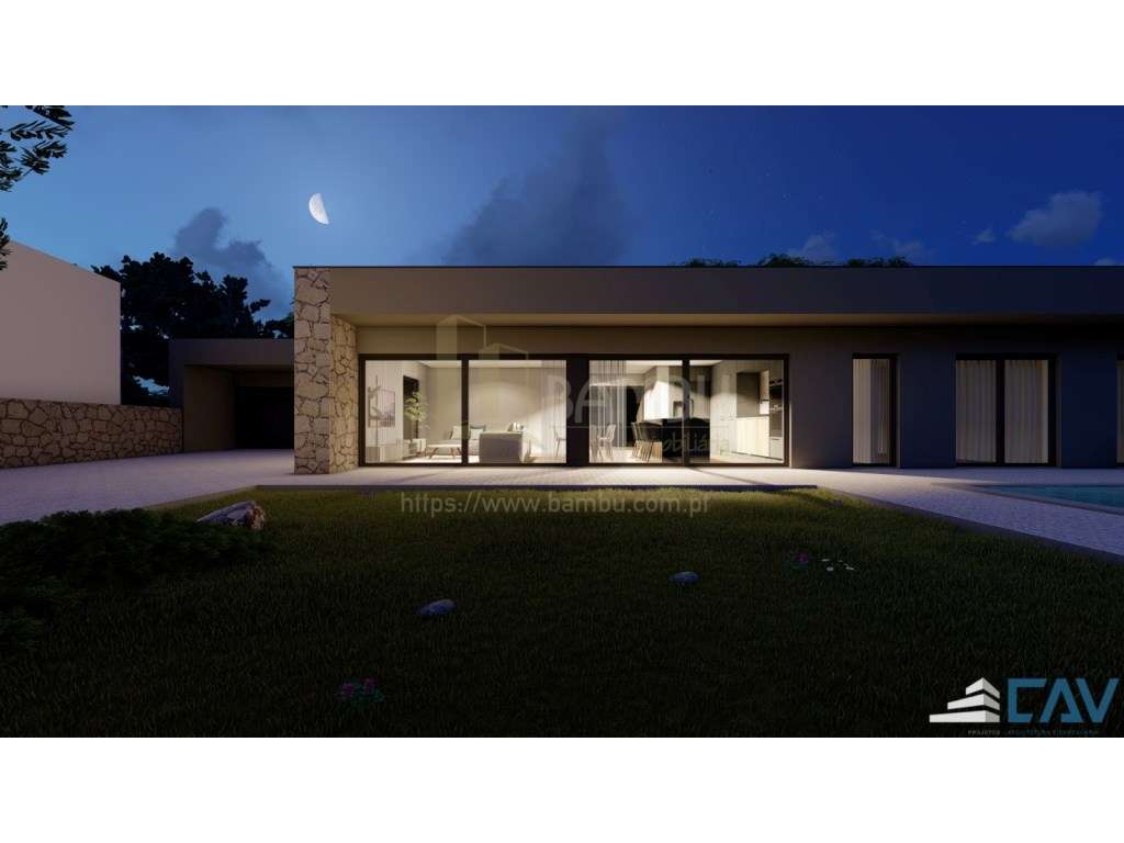 Moradia T3 de Arquitetura Moderna com Piscina - Em Construção - Grande imagem: 3/26
