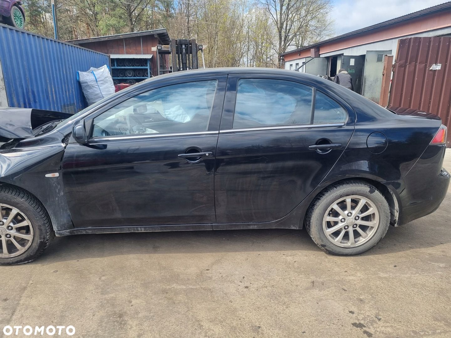 MITSUBISHI LANCER VIII X 07-15 2014 r. DRZWI LEWY PRZÓD LEWE PRZEDNIE LP - 1