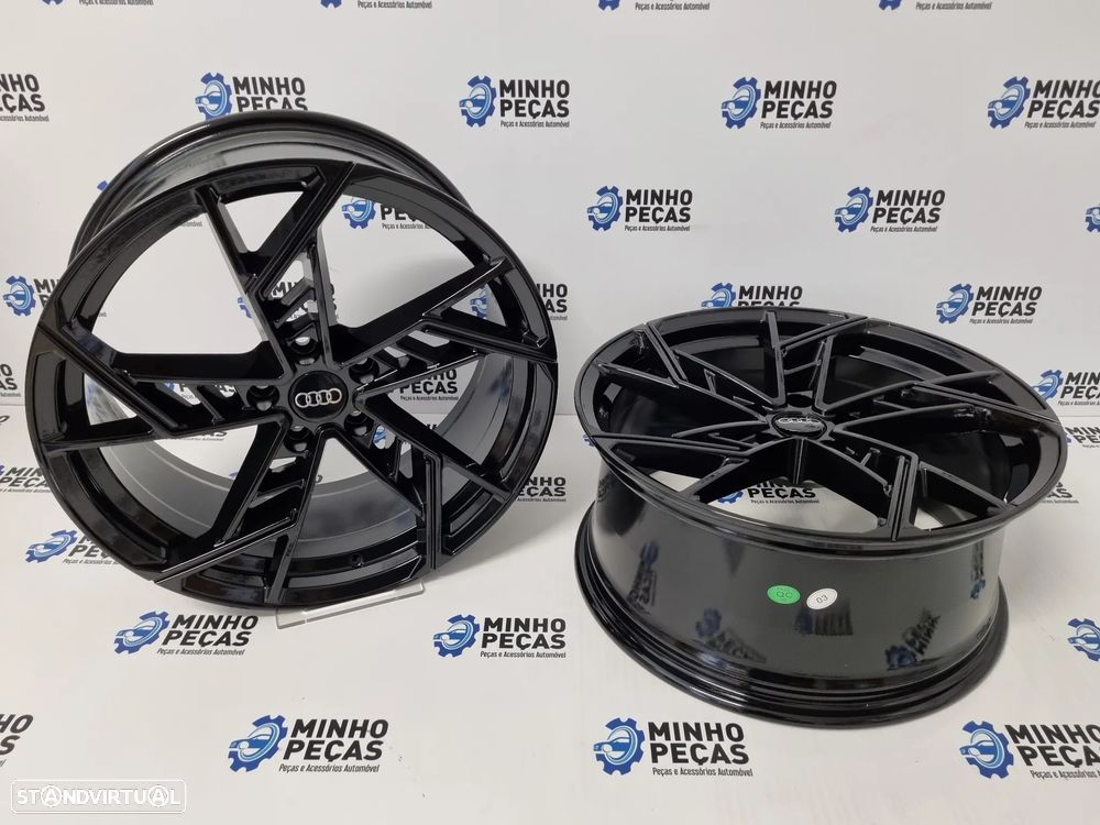 Jantes Look Audi ABT Legacy em 19 Preto Brilho (5x112) - 4