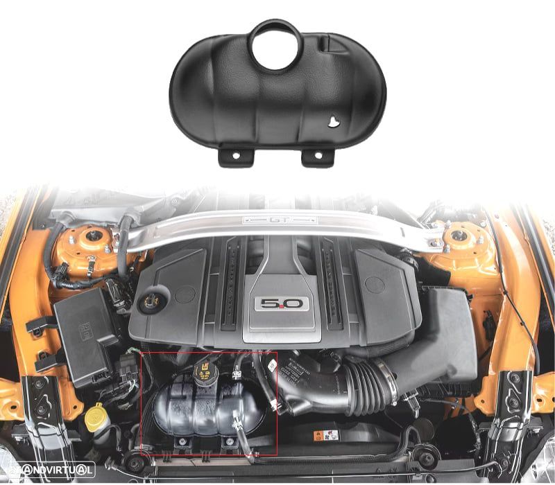 TAMPA DO RESERVATÓRIO DE LÍQUIDO DE ARREFIMENTO FORD MUSTANG 15-20 - 1