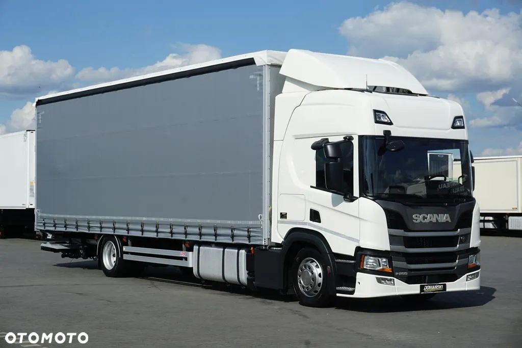 Scania P 250 / ACC / E 6  / FIRANKA + WINDA / DŁ. 9,3 M / 23 PALETY - 1