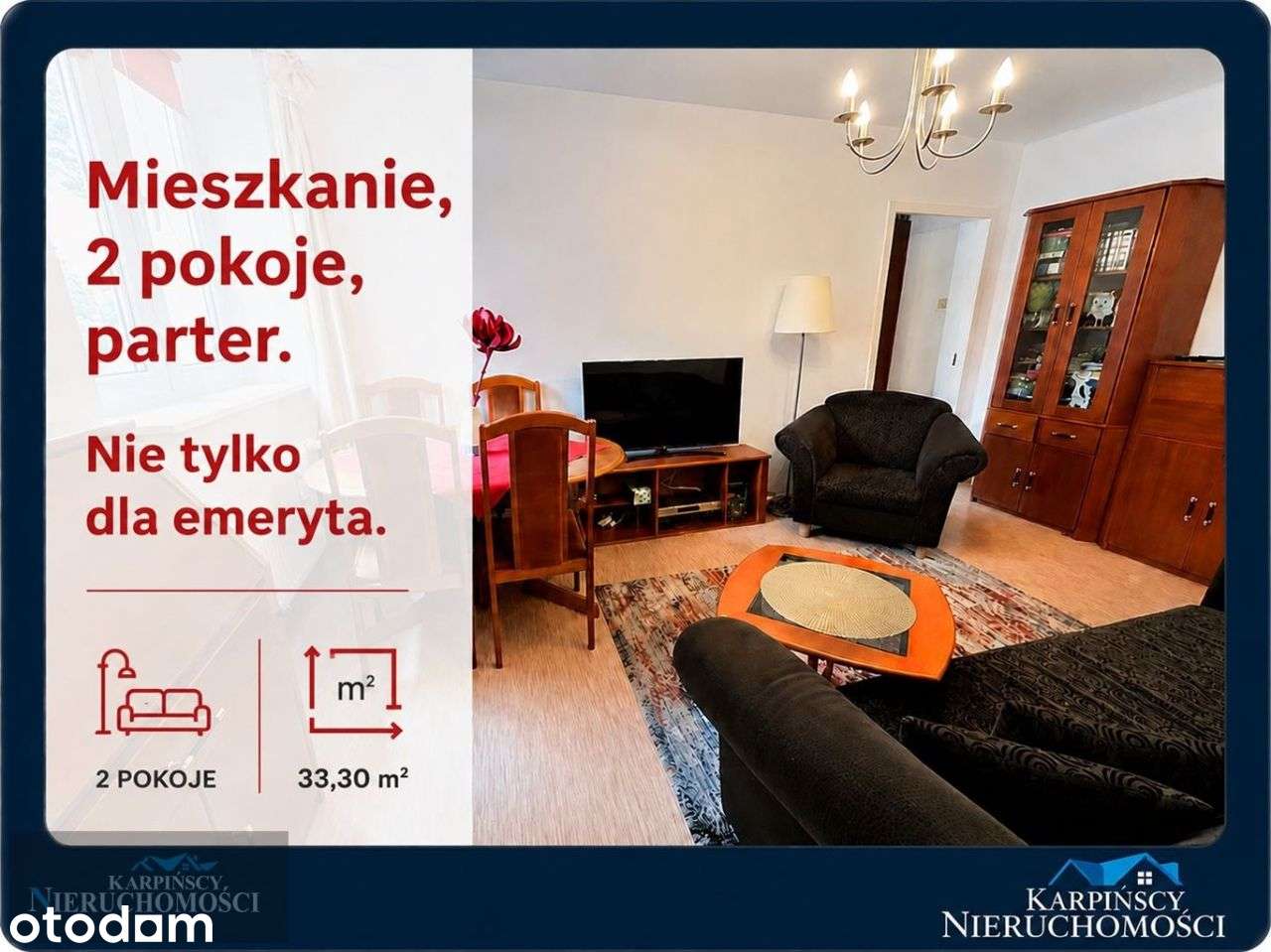 Mieszkanie, 33,30 m², Racibórz