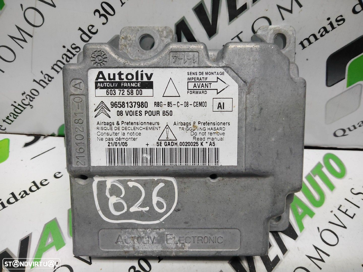 Centralina Airbags Citroën C4 I (Lc_) - 3