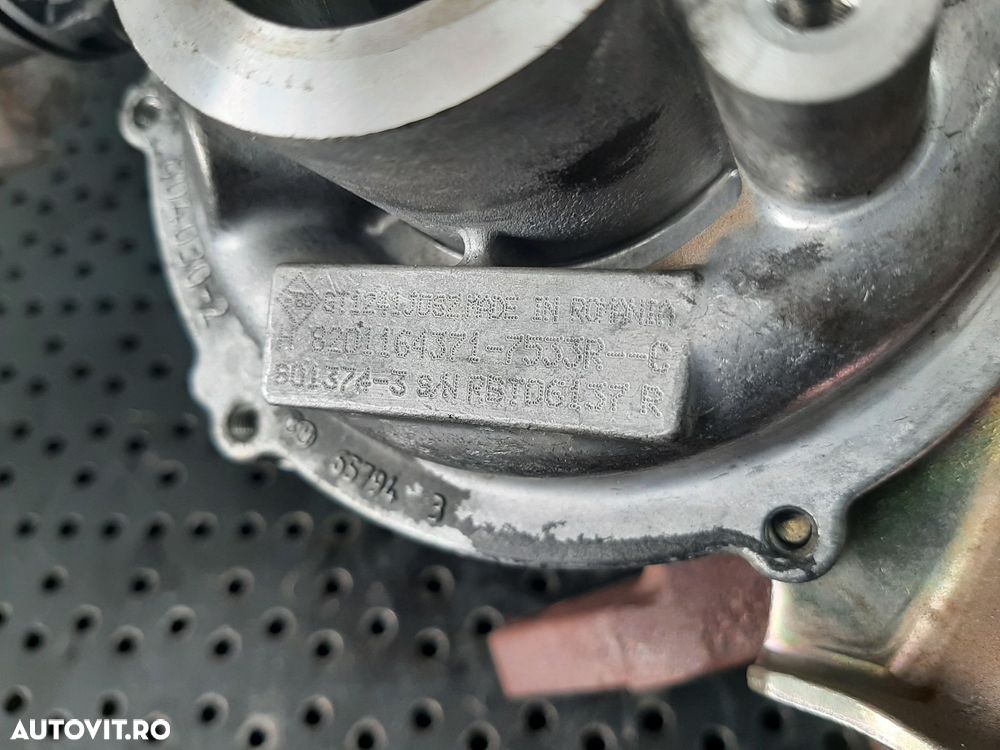 turbina 1.5 dci k9k renault clio 4 dacia duster  801374-3  8201164371 - 3