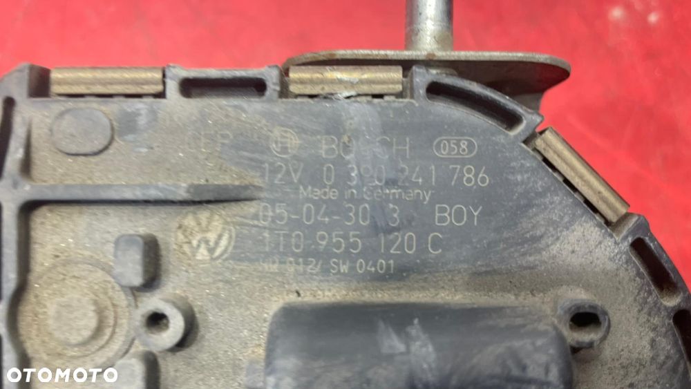 VW TOURAN MECHANIZM SILNICZEK WYCIERACZEK PRZÓD PRAWY 1T0955120C - 4