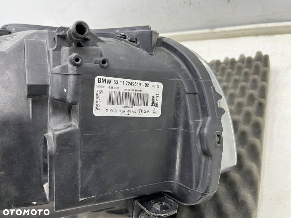 Lampa reflektor BMW 1 E81 E82 E87 E88 LIFT 09-13r. lewa przednia zwykła H7 ORYGINAL EU 7249649 - 15