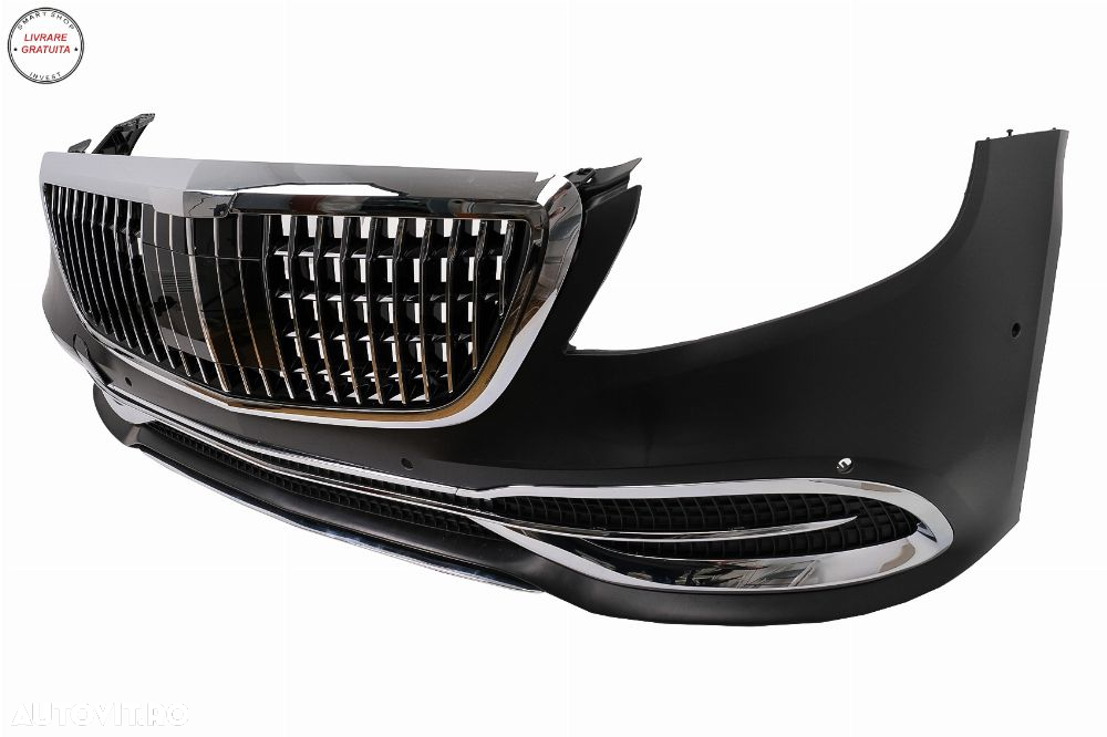 Kit Exterior Complet Mercedes S-Class W221 (2005-2013) Conversie Completa la W222 - livrare gratuita - 6