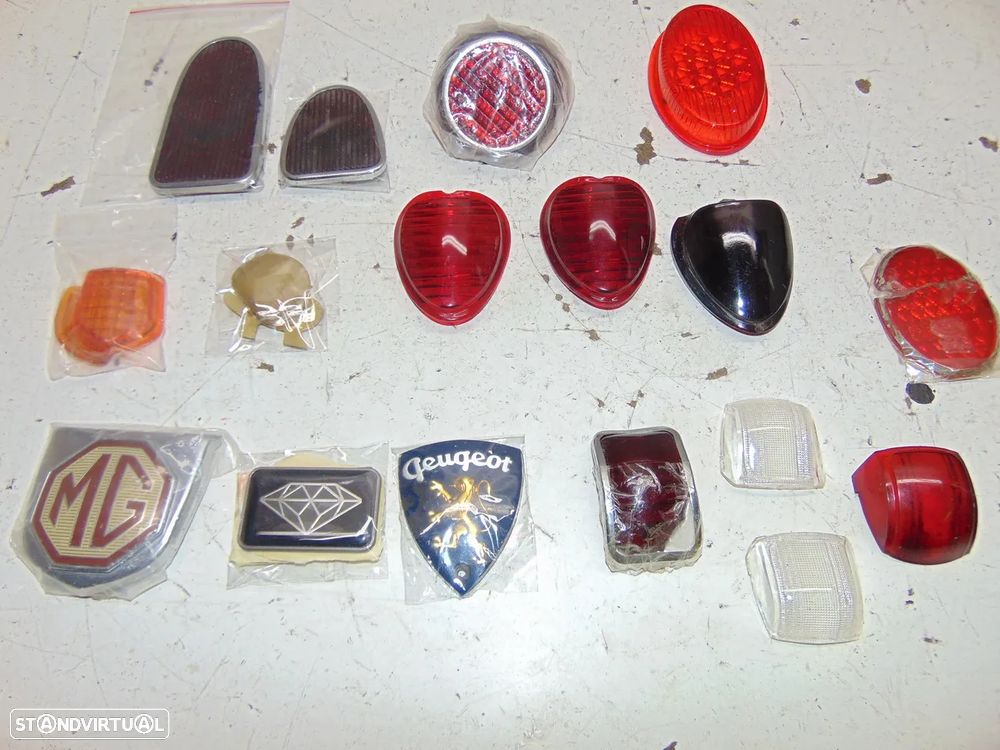 Antigos/clássicos vidros farolim - 1