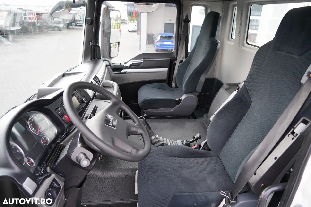 MAN TGS 26.360 / 6X4 / BOTTOM 6.5 M + HDS HIAB 211 EP-5 / CAPACITATE MAXIMĂ DE RIDICARE: 6 900 KG / RADIOCOMANDĂ / ROTARE / MANUALĂ / EURO 6 - 28