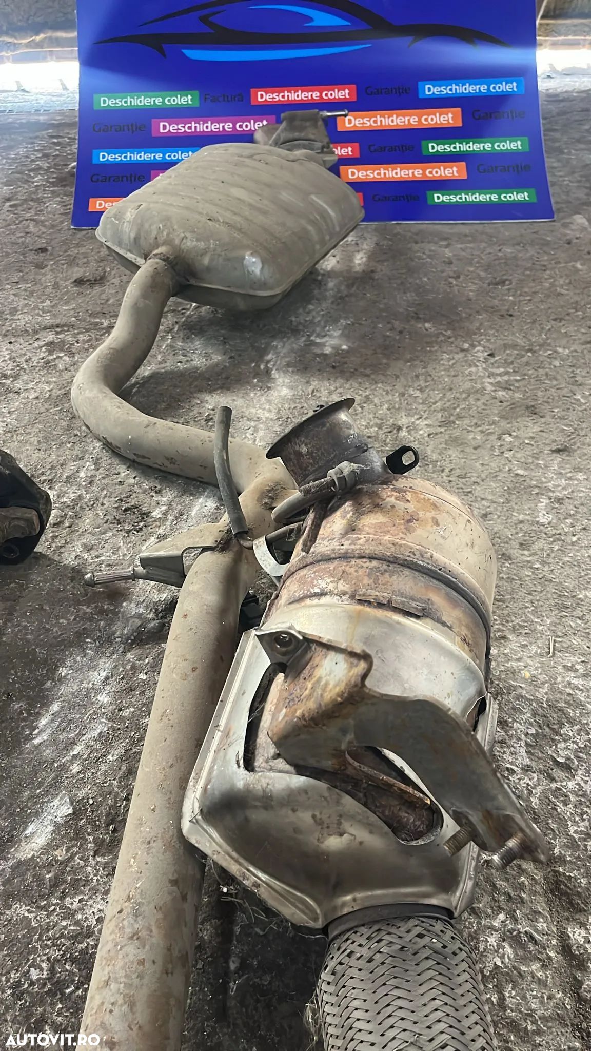 Evacuare completă cu filtru de particule și catalizator BMW e90 e91 2.0d 163cp - 1
