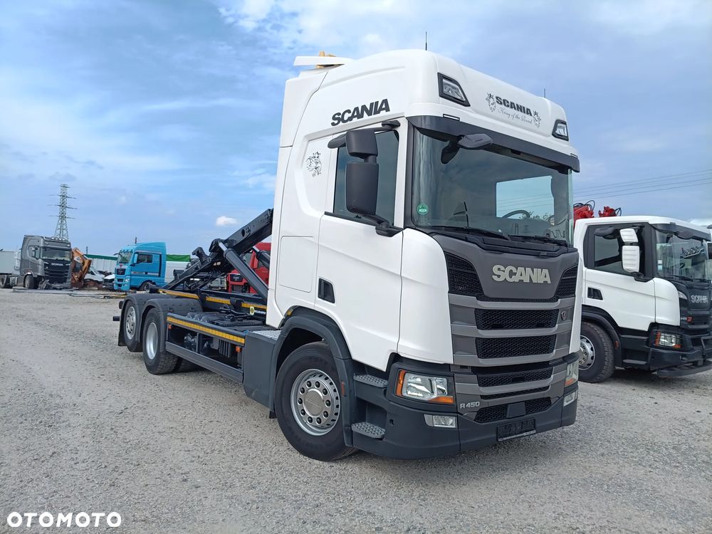 Scania R450,Hakowiec Meiller 20/70, Skrętna, Sprowadzona - 2