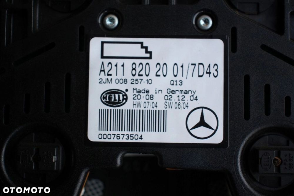 Lampka oświetlenia kabiny panel Mercedes E-klasa w211 2118202001 - 4