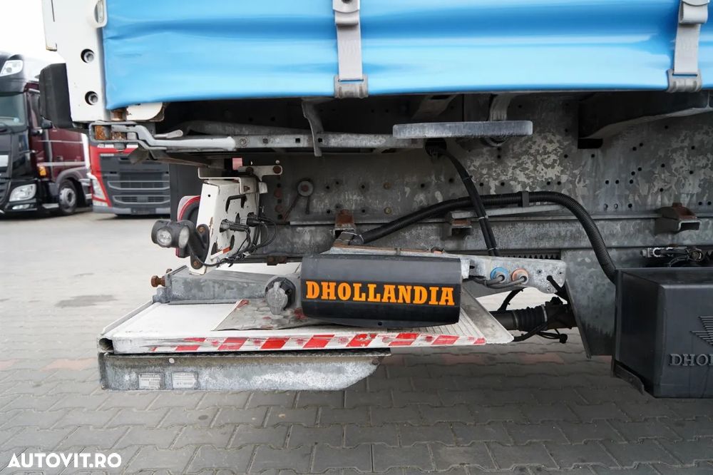 Schmitz Cargobull CORTINĂ / ELEVATOR DE SARCINĂ DHOLLANDIA - 2000 KG / 2 AXE RIDICATIVE / - 14