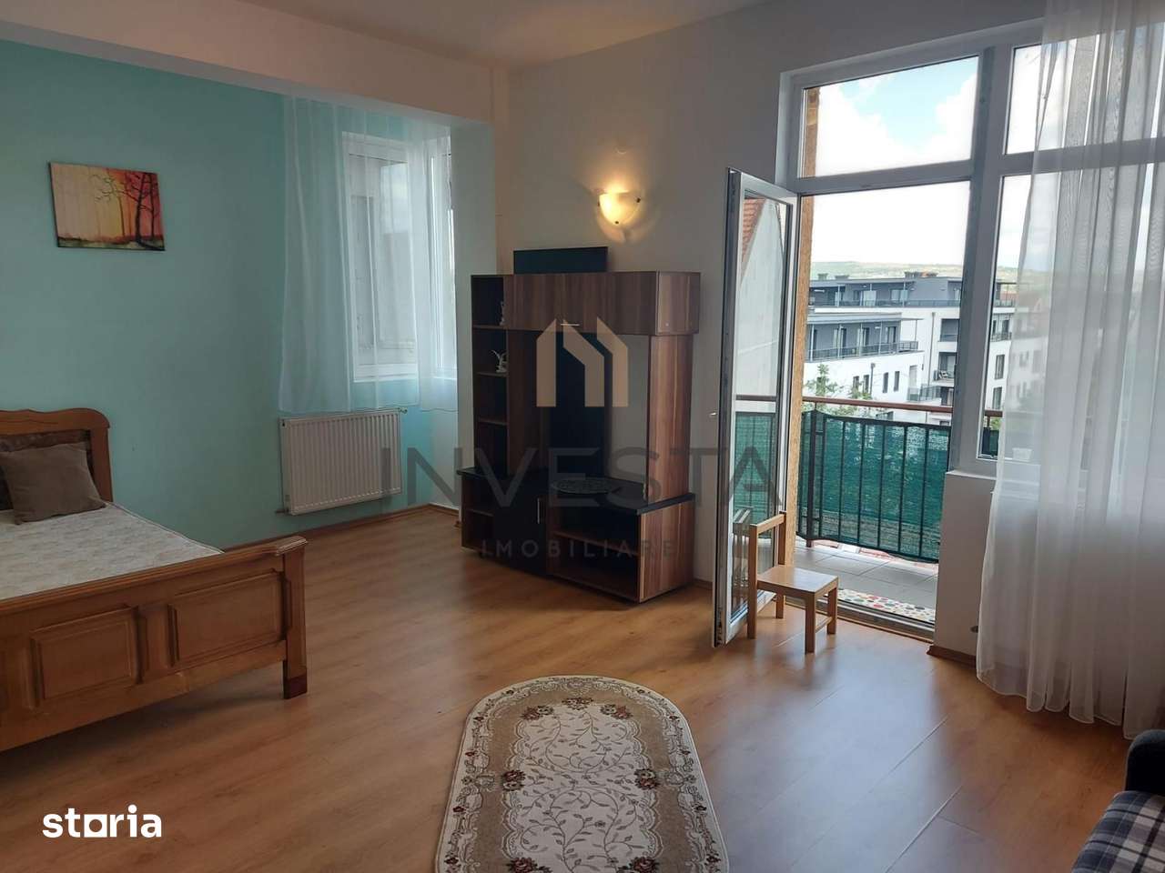 Garsonieră spațioasă cu balcon, zona Burebista – etaj intermediar — fotografia 1
