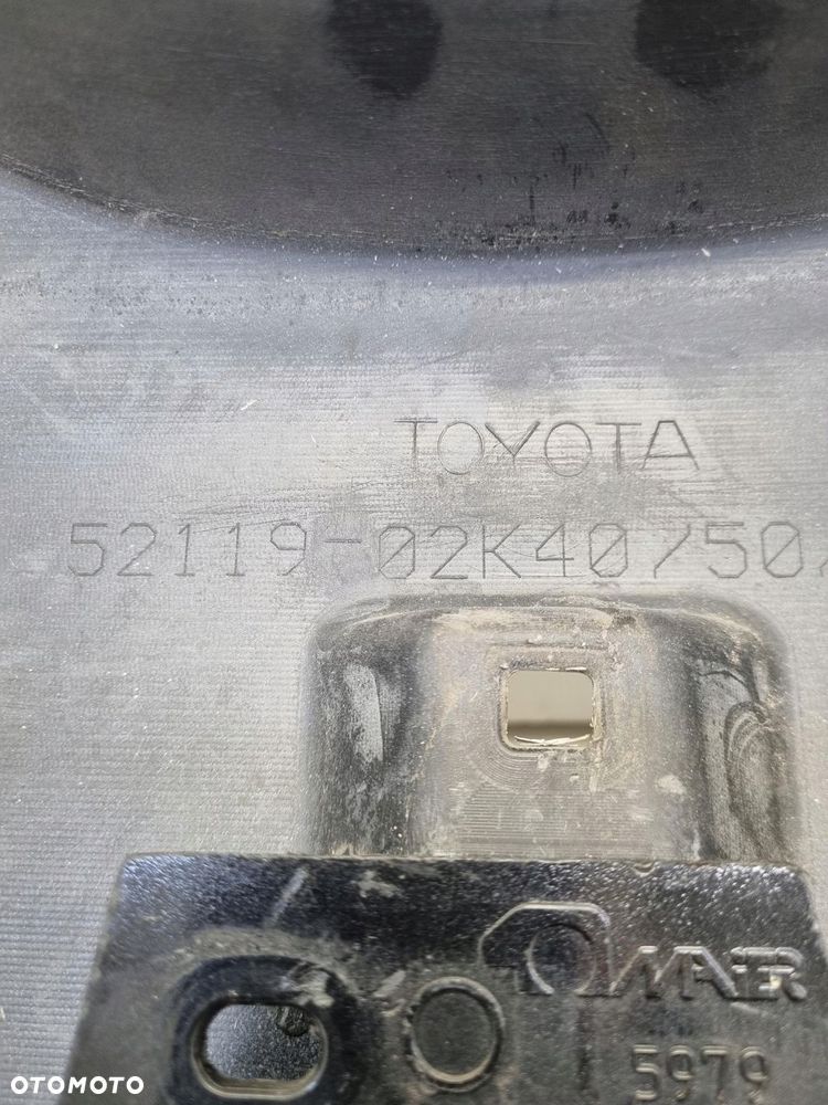 toyota auris 2 ii lift 15-18 zderzak przód przedni bez dziur - 11