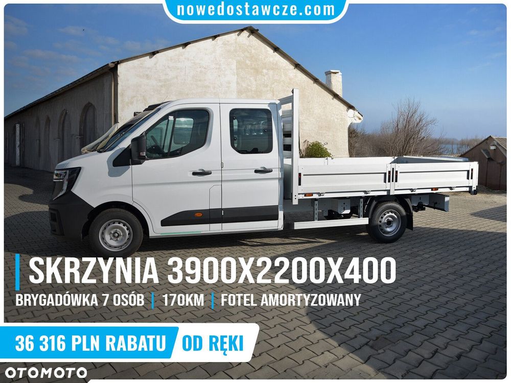Renault Master 2.0 170KM Skrzynia Doka Brygadówka - 2