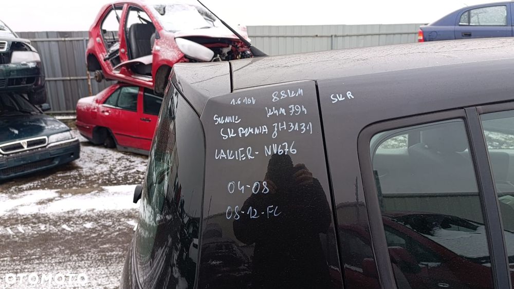 35579 renault modus 1.6 16V 88km K4M794 na części skrzynia JH3131 lakier NV676 - 15