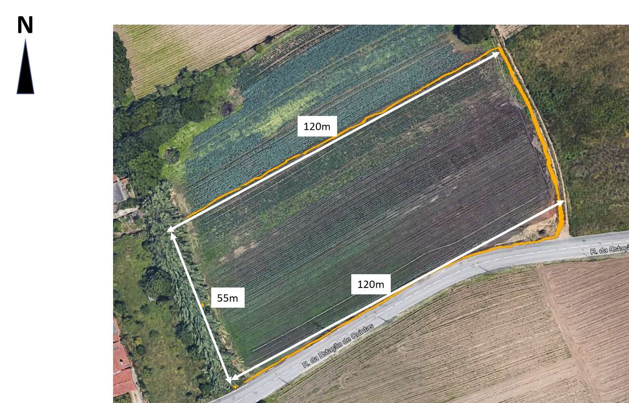 Terreno para construção / 120m frente orientado a Sul / Aveiro a 8min - Grande imagem: 2/2