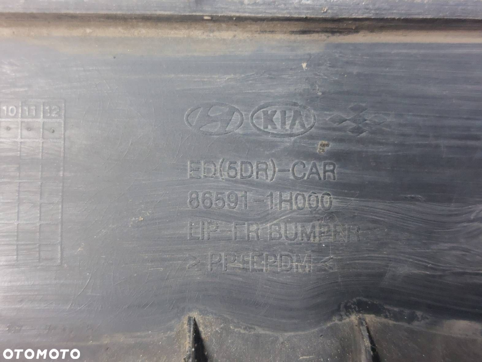 HOKEJ DOKŁADKA ZDERZAKA PRZÓD KIA CEED I 86591-1H000 - 3