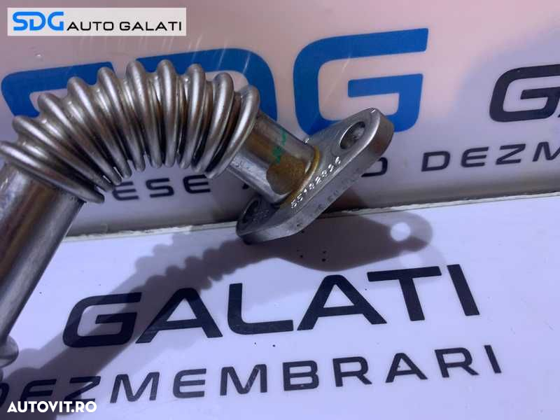 Teava Conducta Retur Ulei Turbo Turbina Turbosuflanta Saab 9-3 93 1.9 TiD 2002 - 2015 Cod 55182896 - 5
