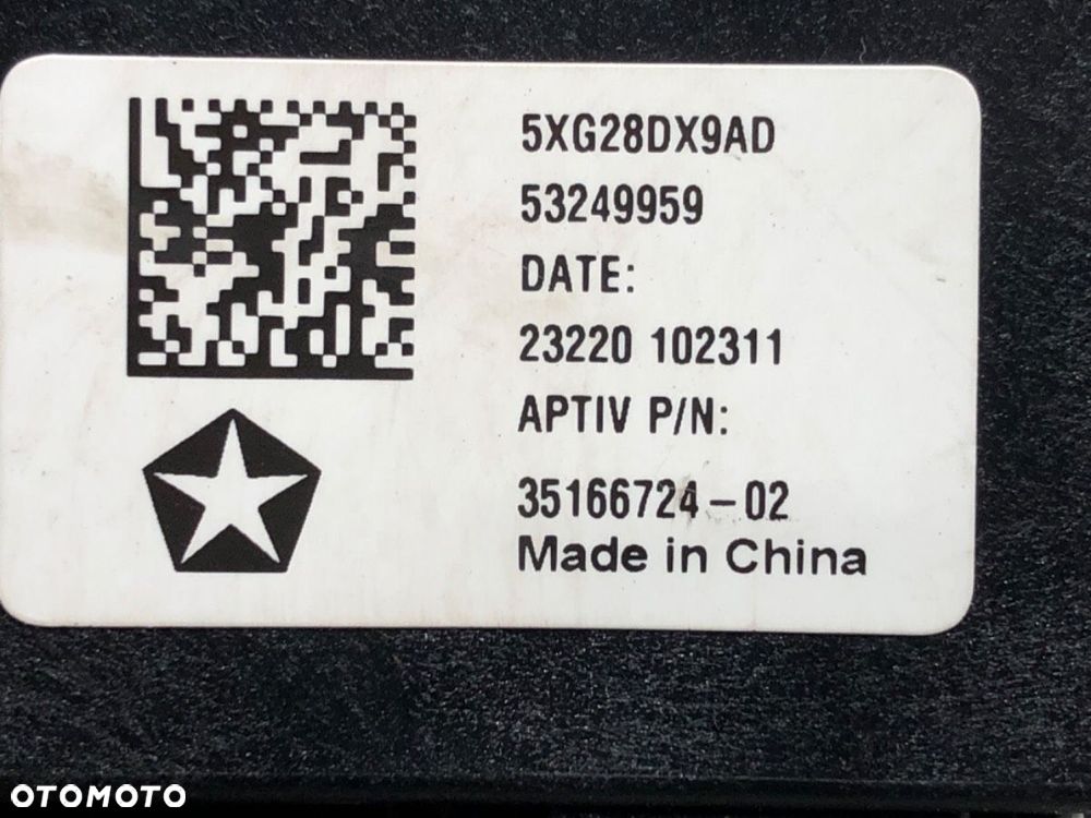 GNIAZDO PORT USB AUX  JEEP COMPASS (MP, M6) 2016 - 2022 2.4 MultiAir 4x4 129 kW [175 KM] benzyna - 5