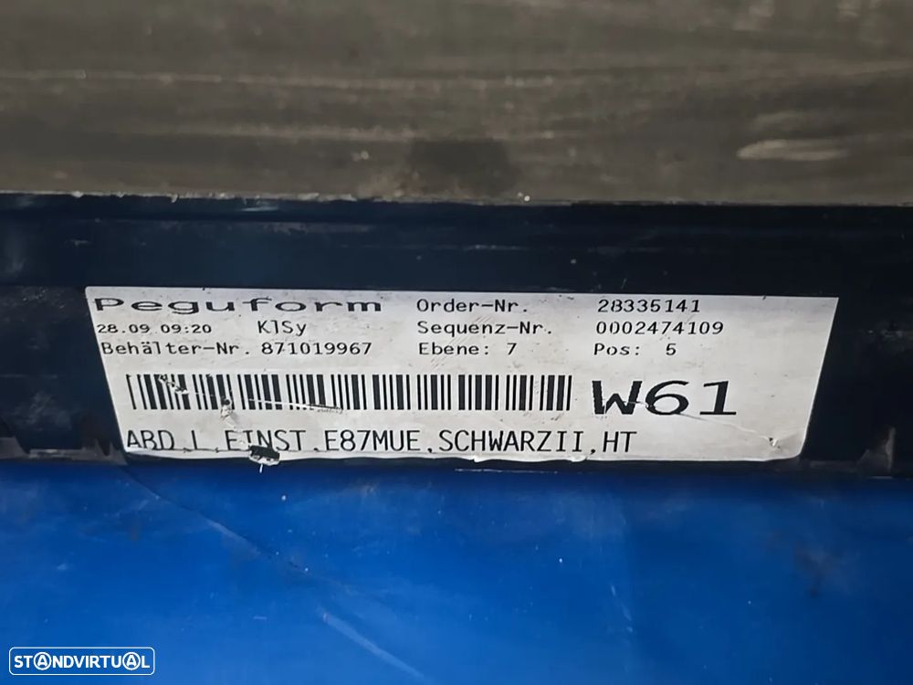Embaladeira laterais esquerda para bmw série 1 M-sport e87  2007- - 7