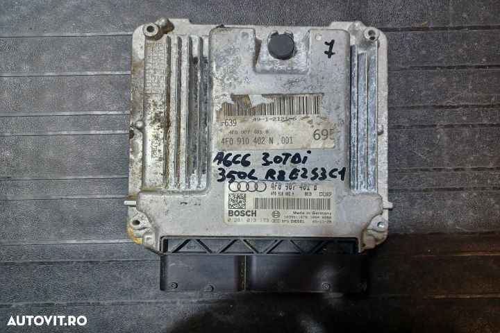 Calculator motor ECU 4F0907401B 0281013173 - 3.0 TDI 4F0907401B 02810 - 1