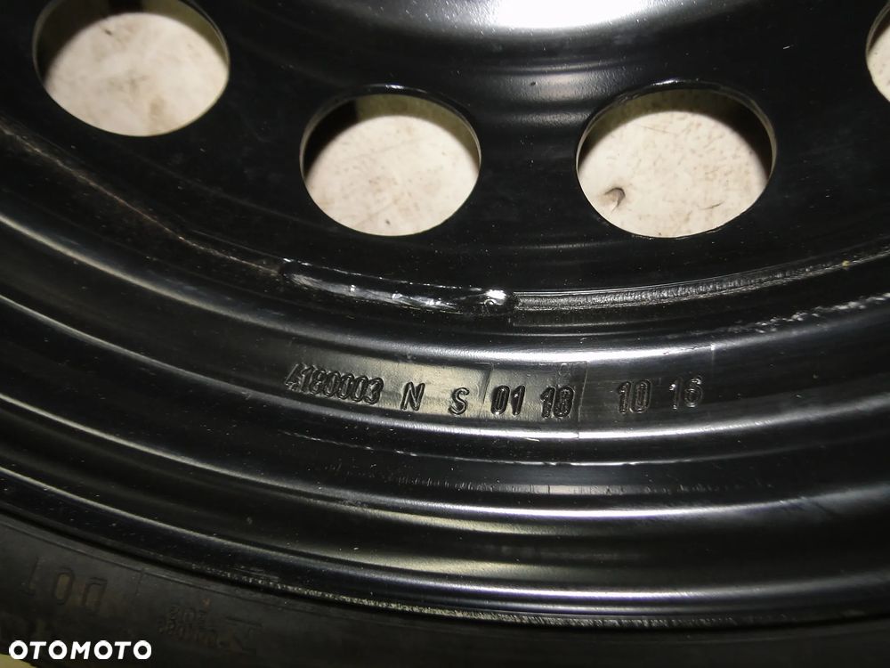 VW AUDI SKODA SEAT FELGA OPONA KOŁO DOJAZDOWE DOJAZDÓWKA ZAPAS 3.5x18 ET38 5X100 - 6