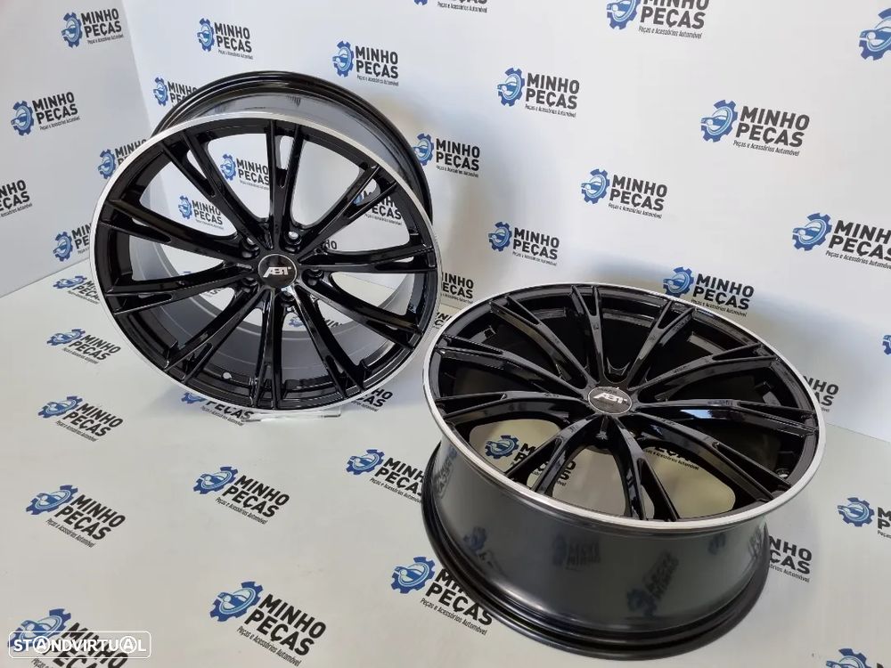 Jantes Look Audi ABT Sport GR em 19 Preto Brilho - 5