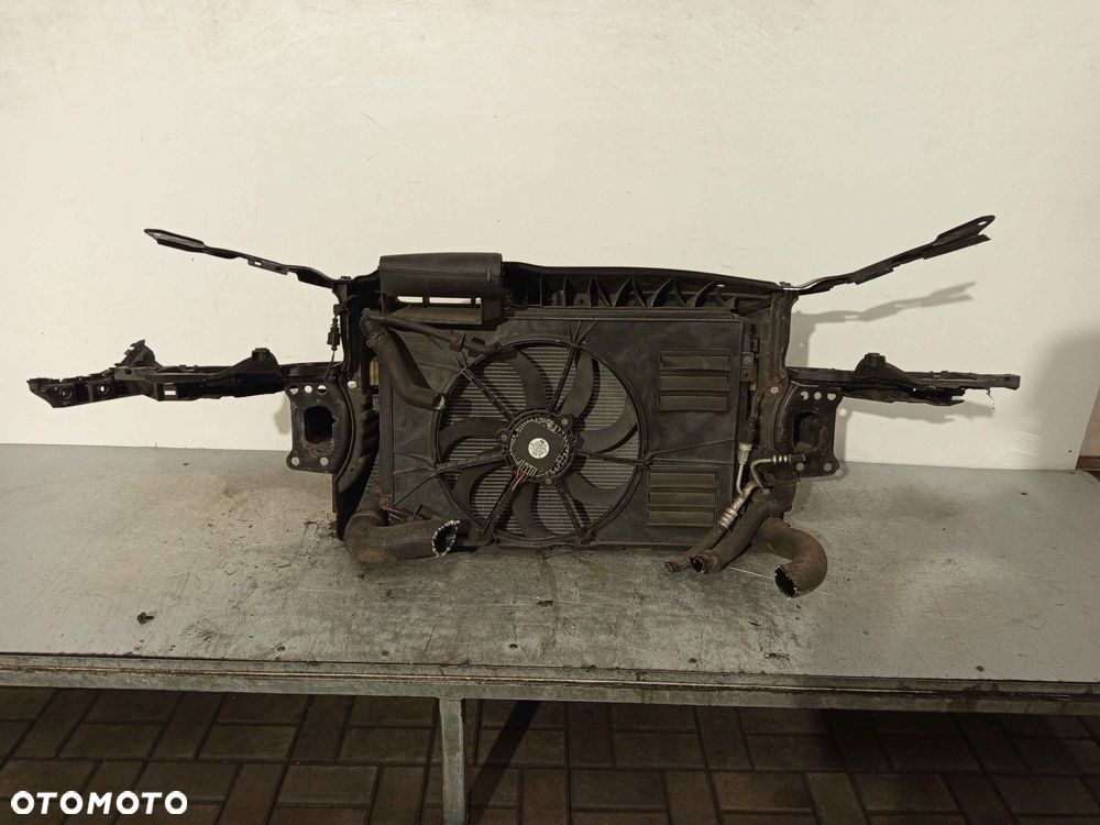 + PAS PRZEDNI VOLKSWAGEN VW GOLF 6 VI 1.6 2.0 TDI DIESEL WZMOCNIENIE CZOŁOWE CHŁODNICA WODY OBUDOWA KOMPLET - 5