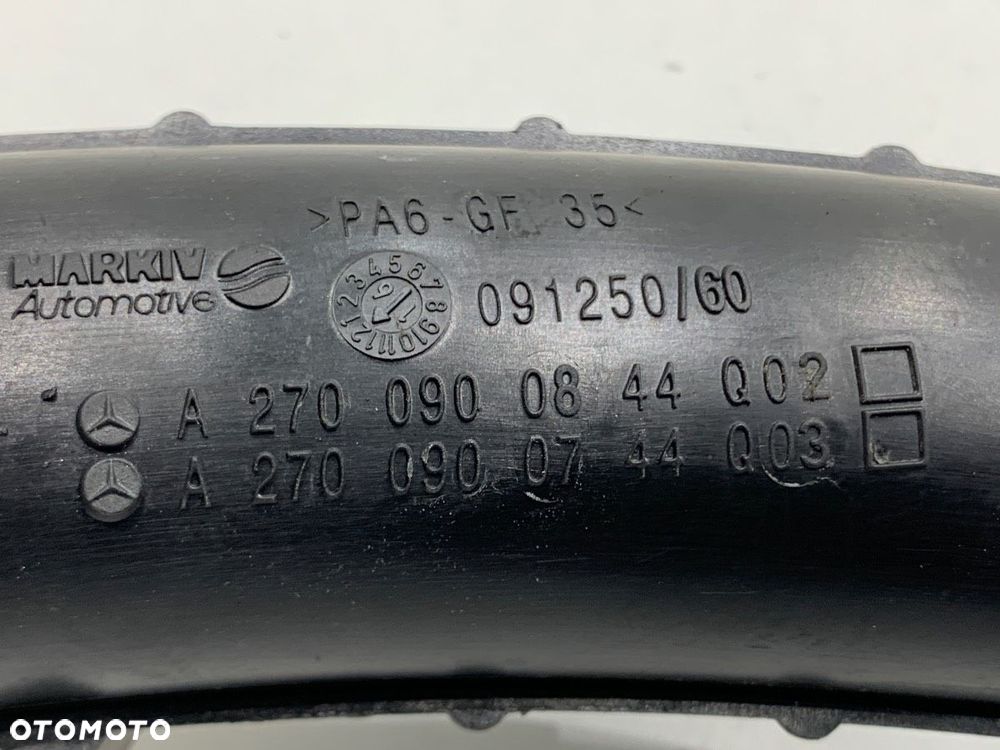 RURA POWIETRZA  MERCEDES-BENZ KLASA A (W176) 2012 - 2018 A 180 (176.042) 90 kW [122 KM] benzyna 2012 - 3
