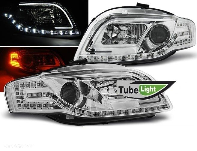 Lampy Reflektory AUDI A4 B7 04-08 LED TUBE+KIERUNE - 2