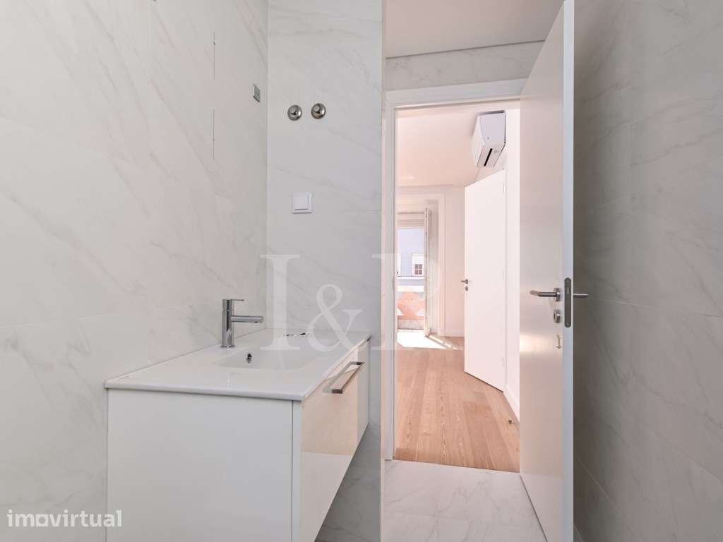 Apartamento T2+1 com terraço, em Arroios, Lisboa - Grande imagem: 4/37