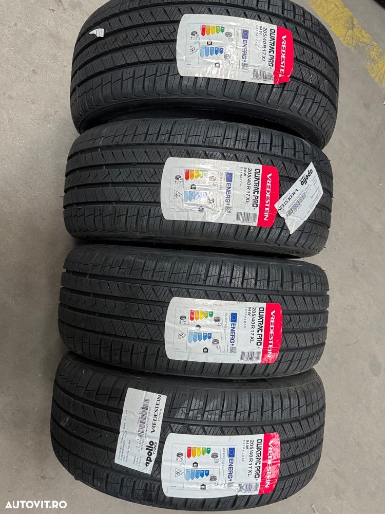 Vând 4 anvelope 205/40/17 vredestein de patru sezoane noi - 1