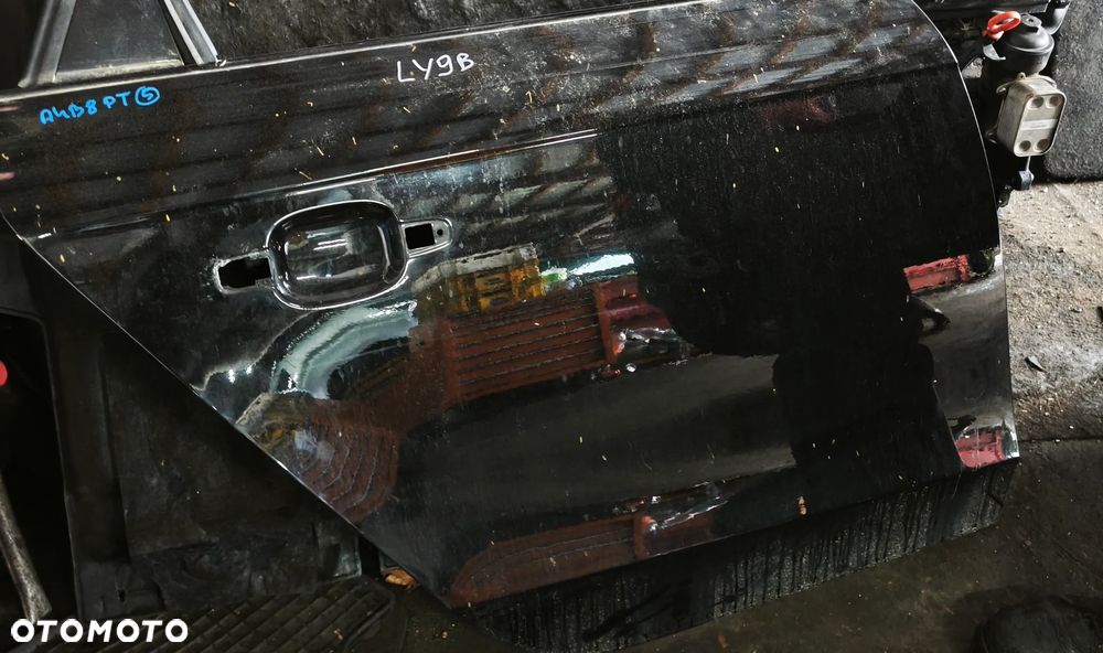 AUDI A4 B8 08r SEDAN DRZWI PRAWY TYŁ PRAWE TYLNE GOŁE LY9B - 2