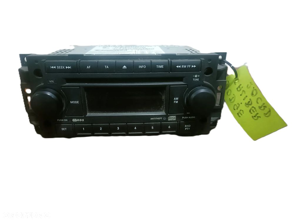 DODGE CALIBER 06-11 2,0 CRD radioodtwarzacz radioodbiornik radio  P05091509AG * - 1
