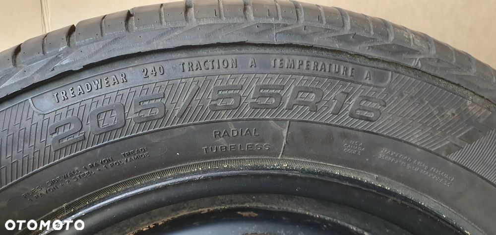 Felga stalowa zapas VW 5x112 205/55 R16 ET40 6J VW Passat B7 - 8