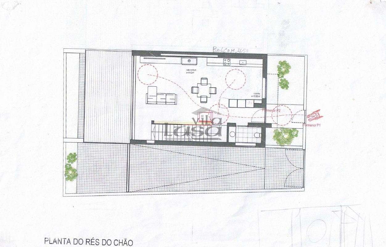 Terreno Canelas com projeto para a construção de Moradia 3 frentes - Grande imagem: 3/4