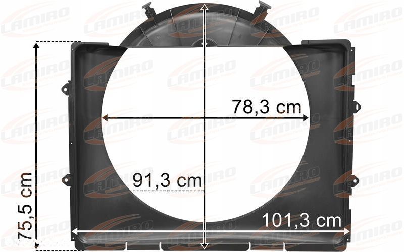 SCANIA S R OSŁONA WENTYLATORA - 2