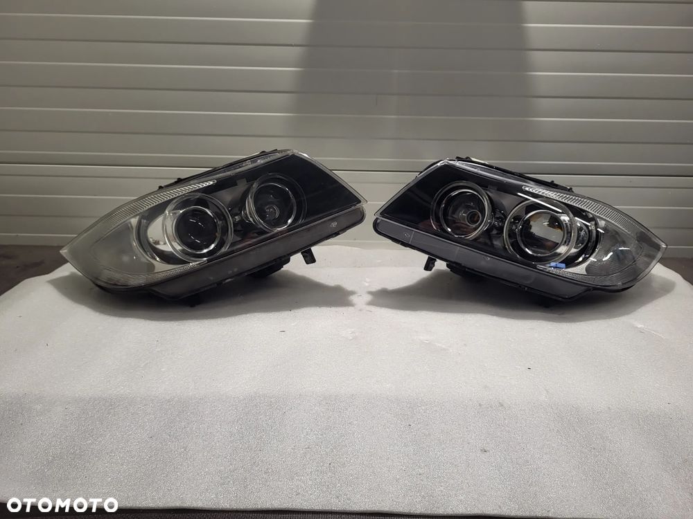 BMW 3 E90 XENON NIE SKRĘTNY KOMPLET LAMP PRZEDNICH  69427379/ 69427389 - 1
