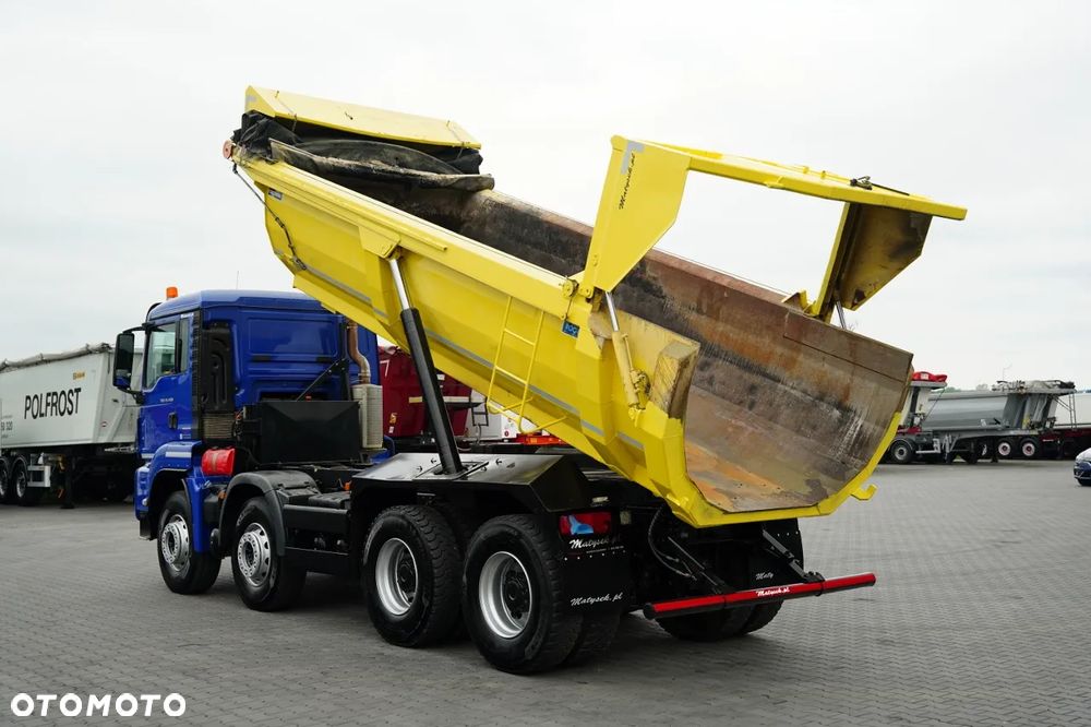 MAN TGS 35.460 / 8x4 / WYWROTKA 5.8 M / HYDROKLAPA / NAVI / 2018 ROK - 3