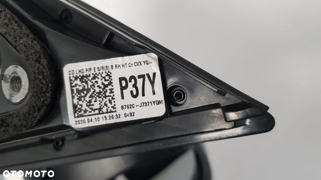 LUSTERKO PRAWE 10PIN KIA CEED III 18-21 ASYSTENT MARTWEGO POLA BLIS 87620J7371 - 6
